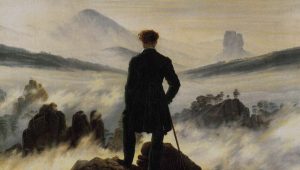Painting Of A Man On a Journey